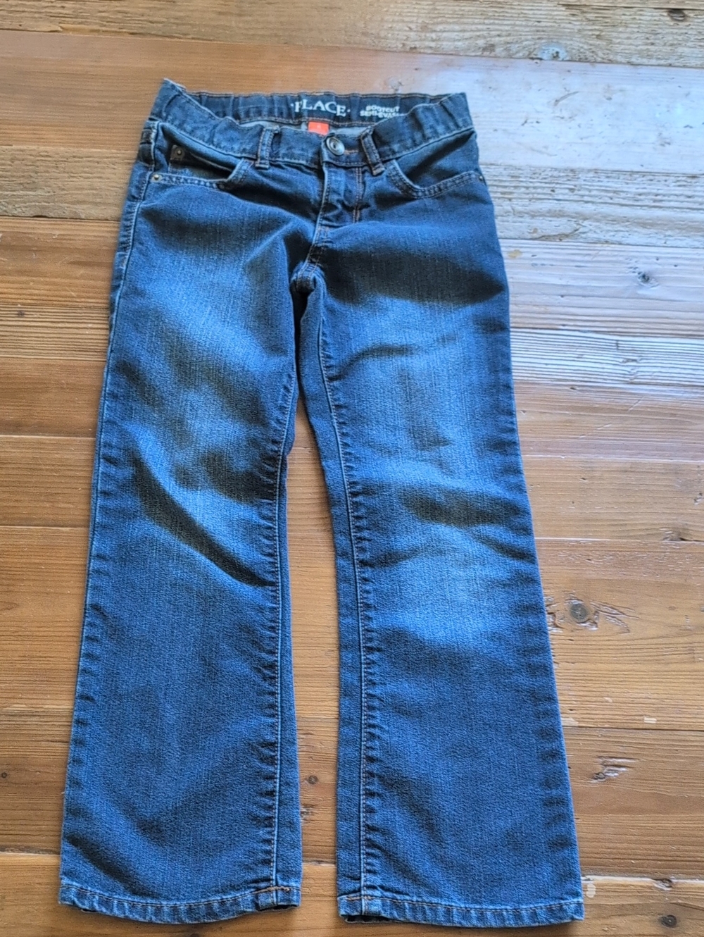 The Children's Place Adjustable Waist Bootcut Jeans 6